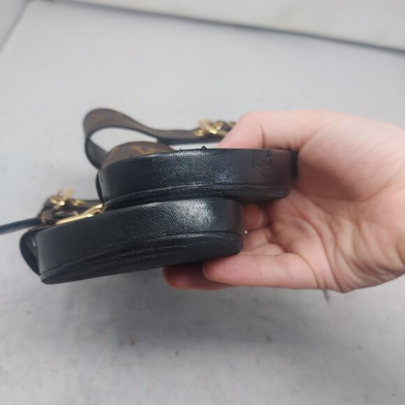 Louis Vuitton Brown Buckle Bom Dia Monogram Flat Slide Sandal - Picture 13 of 13